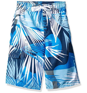 Pantalones cortos de baño de cintura media sólidos de poliéster 100% informales para hombre con bolsillos transpirables de secado rápido para correr uso en el gimnasio - Product Image 6