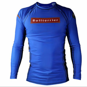 Rashguard de compression à manches longues pour hommes, imprimé par sublimation, en spandex, pour le BJJ, la gym, le surf et la plongée, collection 2026 - Product Image 1
