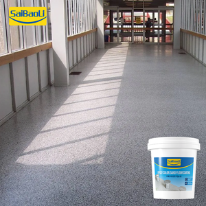Vernice per Pavimenti in Sabbia Colorata Epossidica, Rivestimento Antiscivolo e Impermeabile per Pavimenti in Cemento Interni/Esterni, Superficie Facile da Pulire - Product Image 3