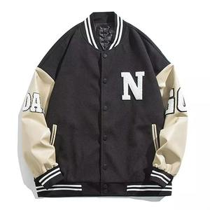 Chaqueta Bomber Varsity Casual Personalizada Unisex al por Mayor para Hombre, de Lona, Alta Calidad, Transpirable, para Invierno - Product Image 3