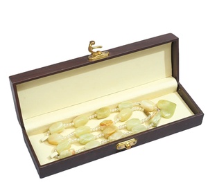 Collar hecho a mano de piedra de ónix, collar de cuentas de piedra de ónix, collar de doble línea de ónix verde - Product Image 2