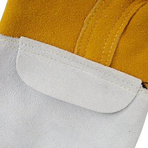 Guantes de soldadura amarillos ISONZ, guantes de soldador Tig Stick, forro resistente al calor - Product Image 5