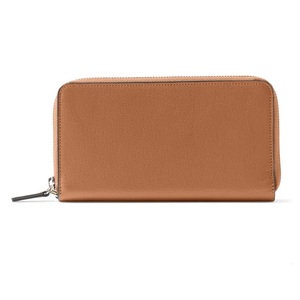 Unisex <b>RFID</b> Feature Long Leather Checkbook <b>Wallet</b> Zip Closure for Carrying Cash Cards and Checkbook - Product Image 2