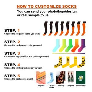 Venta al por mayor de calcetines de fábrica con logotipo personalizado Yoga OEM al por mayor de alta calidad grueso de moda antideslizante yoga Calcetines atléticos - Product Image 6