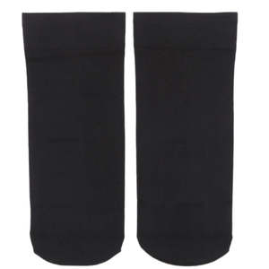 Women's Plain <b>Socks</b> - <b>Black</b> - Product Image 1