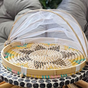 Cubierta de Alimentos de Pasto Marino, Bandeja de Pasto Marino para Almacenamiento de Alimentos, Protección de Alimentos de Rafia, Accesorios de Cocina - Product Image 5