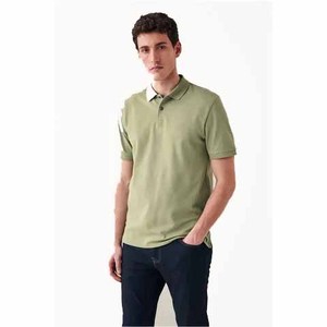 Séchage rapide hommes manches courtes tricots chemises hautes Streetwear quart boutonné blanc Sublimation Logo imprimer Golf t-shirt homme - Product Image 3