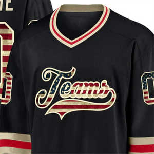 Men's Customizable Polyester Ice Hockey Jersey Quick Dry Long Sleeve Sportswear Sublimation Printing Logo - Product Image 6