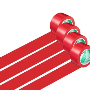 Kablo işaretleme için YOUJIANG kırmızı genel amaçlı bant VC boru hattı uyarı bandı zemin işaretleme bandı