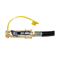 Adaptateur de connexion ou de déconnexion rapide pour tuyau de gaz ou d'air pour RV Propane