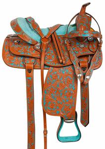 Venta caliente Silla de caballo personalizada Tallado a mano Equipo de cuero occidental para montar a caballo Precio atractivo en Productos Ecuestres - Product Image 3