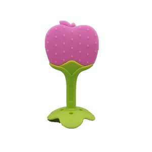 Juguetes <span class=keywords><strong>de</strong></span> dentición <span class=keywords><strong>de</strong></span> frutas suaves para bebés, mordedor <span class=keywords><strong>de</strong></span> silicona para bebés <span class=keywords><strong>de</strong></span> 0 a 6 meses y 6 a 12 meses, palo <span class=keywords><strong>congelador</strong></span> seguro para bebés y niños pequeños - Product Image 4
