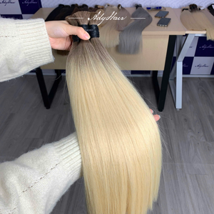 Extensions de cheveux humains 100% vietnamiens de qualité supérieure, alignés sur les cuticules, en vrac, fournisseur d'usine russe, 2026 trames à clipser - Product Image 5