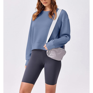 Breathable Printed Sweatshirt for Women, Casual Drop-shoulder Women Loose Fit <b>Long</b> <b>Sleeve</b> Pullover <b>Tops</b> Cute Soft Shirt - Product Image 2