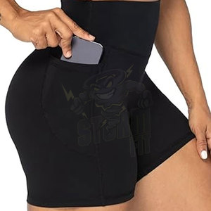 Short de Yoga pour femme Short pêche multicolore Taille haute Séchage rapide Scrunch Butt Lifting Short Femme Sans couture Scrunch Yoga - Product Image 5