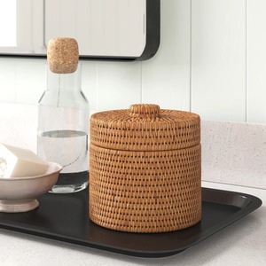 Cesta de ratán para papel, cesta de almacenamiento hecha a mano, venta al por mayor, ecológica, hecha en Vietnam - Product Image 5