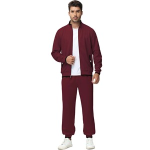 Nouveau survêtement élégant pour hommes prix de gros survêtements pour hommes vente directe d'usine survêtement pour hommes sublimé OEM ODM Service fermeture éclair - Product Image 1