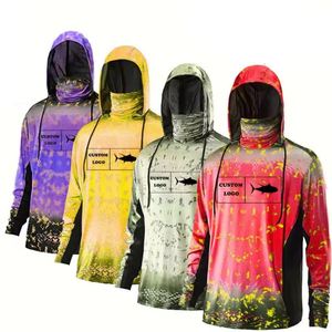 Camisas de rendimiento Camisa de pesca de manga larga Camisas de pesca sublimadas hechas a medida para hombre - Product Image 1