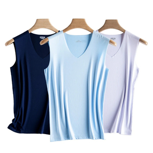 Tank Top <b>Singlet</b> High Quality Breathable Tank Tops Fashion Casual and Solid Color Tank Top <b>for</b> <b>men</b> - Product Image 1