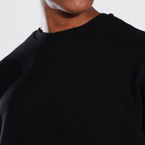 100% coton fait sur mesure couleur hommes T-shirt et ensemble court/Style Unique hommes coton T-shirt et ensemble short - Product Image 3