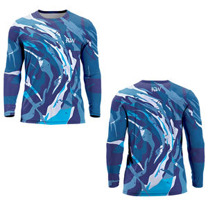 Manga larga Spf50 Impresión Rendimiento Hombres Ropa Protección Tela Diseño Personalizable en sublimación HUK Camisas de pesca - Product Image 2