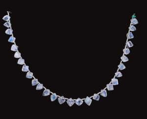 Perles de cristal de pierre de lune arc-en-ciel ovales à facettes de haute qualité avec éclat blanc, certifiées par un tiers pour bijoux faits à la main - Product Image 5