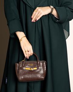 Abaya de Seda Satén de Lujo Personalizada al por Mayor, Antiarrugas, para Mujer, Vestido Islámico Turco Petite, Mangas con Volantes, Estilo Dubái, Musulmanas - Product Image 5