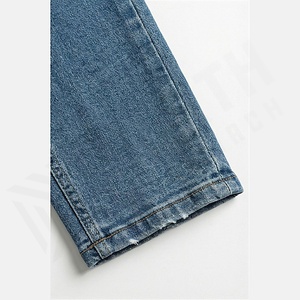 ผู้ผลิตกางเกงยีนส์เดนิมแบบปกติ รับประกันการเย็บที่มีความแข็งแรงสูงและคุณภาพของผ้า ขายส่ง สีตามสั่ง ออกแบบตามสั่ง - Product Image 6