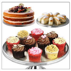 Support à gâteau en acier inoxydable pour hôtel, 33 cm, équipement de cuisine pour fournitures hôtelières, Mayur Exports - Product Image 3