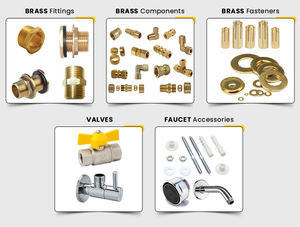 Écrou moleté en laiton - Product Image 3