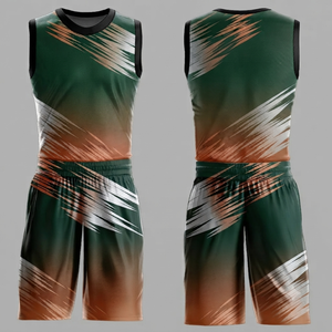 Jersey de Baloncesto Personalizado de Alta Calidad OEM, Pantalones Cortos Transpirables de Poliéster Antibacteriano, Diseño de Logotipo Personalizado, Tipo de Patrón Impreso, Secado Rápido - Product Image 5