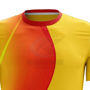 เสื้อฟุตบอลแขนสั้นฤดูร้อนคุณภาพสูงสั่งทำพิเศษ ระบายอากาศได้ดี แห้งเร็ว ผลิตจากโพลีเอสเตอร์ 100% ขายดีที่สุดในกลุ่มสินค้า MOQ ต่ำ - Product Image 3