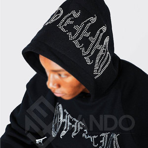 ชุดวอร์มผู้ชายคุณภาพสูง ระบายอากาศได้ดี ประดับด้วยคริสตัล สำหรับฤดูหนาว พร้อมบริการออกแบบและโลโก้ตามสั่ง - ตัวเลือกฉลากส่วนตัว - Product Image 6