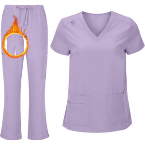 Venta al por mayor de trajes de moda Unisex Hospital uniformes conjuntos de algodón personalizado Jogger médico enfermera Doctor desgaste - Product Image 1
