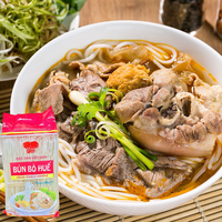Comida instantánea vietnamita 500g Fabricación HACCP Venta caliente Arroz Vermicelli Fideos secos Marca Nhat Huong
