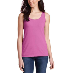 Débardeur en coton de haute qualité pour femmes haut court de fitness imprimé personnalisé vêtements décontractés respirants de BD - Product Image 2