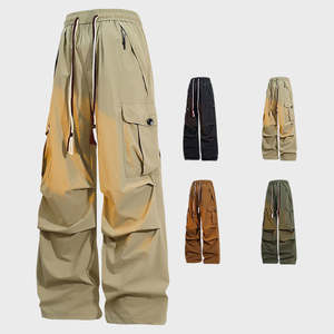 Fashionable Baggy <b>Trousers</b> <b>for</b> <b>Men</b> Casual <b>Loose</b> Fit Oversized Pants Streetwear Wide Leg Trendy Design - Product Image 1