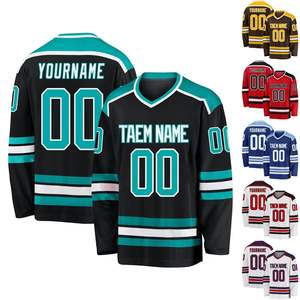 Uniforme de hockey sur glace de différentes tailles et prix de gros Logo personnalisé Impression personnalisée de haute qualité - Product Image 1