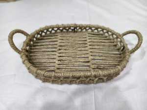 ถาดเสิร์ฟหวายดีไซน์ไม่ซ้ําใครพร้อมอุปกรณ์เลี้ยงวันเกิดทรงกลมอาหารจอแสดงผลถาดเสิร์ฟอุปกรณ์โรงแรมและงานปาร์ตี้ - Product Image 5