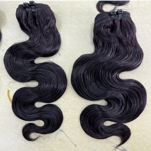 Venta al por mayor de extensiones de cabello Remy vietnamita a granel trenzado crudo de la trama de la onda del cuerpo de la extensión del cabello humano de alto grado - Product Image 4