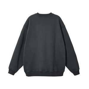 Sweat-shirt unisexe en coton à col rond - Sweat-shirt décontracté, doux, respirant, basiques, mélange de coton - Product Image 5