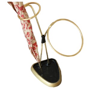 Antique Design Umbrella Stand With Gold Plated Rack Umbrella Bucket Ideal Indoor Home Decoration Lobbies Accessories <b>Supplies</b> - Product Image 1