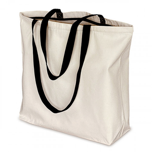 Sacs à bandoulière en toile à motif géométrique noir et blanc, réutilisables, 100% coton, fermeture à l'épaule, sac d'épicerie, bricolage personnalisé - Product Image 5