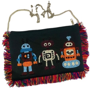 Banjara กระเป๋าทรงซองจดหมายปักลายโบโฮสำหรับผู้หญิงตอนเย็นงานแฮนด์เมดสำหรับงานราตรีกระเป๋าถือแบบพิเศษสำหรับใช้ในชีวิตประจำวัน - Product Image 1