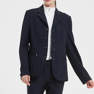 Veste d'équitation pour femmes avec logo personnalisé en gros, veste d'équitation respirante d'été, veste de compétition classique - Product Image 5