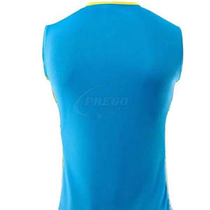 สินค้ามาใหม่ ชุดกีฬาคุณภาพสูง ปรับแต่งได้ ผลิตจากผ้าโพลีเอสเตอร์ 100% ชุดวอลเลย์บอล บริการ OEM ราคาดีที่สุด - Product Image 3