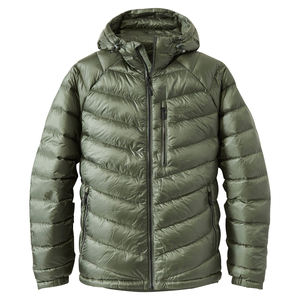 Manteau d'hiver imperméable pour hommes Veste en duvet pour hommes épaissie à capuche personnalisée Vente en gros Logo personnalisé Coupe-vent Chaud pour l'extérieur Grande taille - Product Image 4