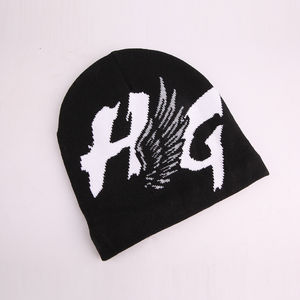 Quantité minimale de commande bas Fabricant de bonnets Y2K personnalisés avec logo jacquard personnalisé et doublure en satin à l'intérieur - Product Image 4