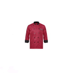 เสื้อเชฟแขนยาววัสดุผ้าฝ้าย100% ทันสมัยเสื้อเชฟมืออาชีพดีไซน์ตามสั่ง - Product Image 2