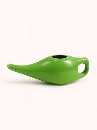Customizable Porcelain Comfypot Ergonomic Eco-Friendly 6.5-Inch Sinus Rinse Neti Pot for <b>Yoga</b> & Exercise - Product Image 5